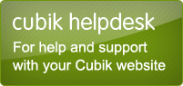 For help and support with your Cubik website